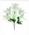 7 head tiger lily flower artificial flower plastic home decoration bouquet flore artificiales 