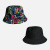 Digital Printing Pattern Bucket Hat Men and Women Double-Sided Sun Protection Sun Hat Cover Face Niche Street Bucket Hat