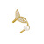 Fishtail Pearl Ear Bone Clip Women's Non-Piercing Ear Clip High-Grade Simple Ear Bone Stud Cold Style Fairy Earrings Earrings