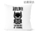 Amazon Hot Home Ins Nordic Style Simple Black and White Pillow Peach Skin Fabric Pillow Cover Back Cushion Lumbar Support Pillow