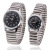 Luminous Watch for the Old Men's Watch Women's Watch Large Number Steel Belt of Spring Quartz Watch Couple's Watch