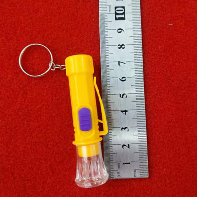 Transparent Mini Toy Small Flashlight Electronic Luminous Portable Flashlight Children's Prize Customized Small Gift Wholesale