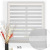 Direct Sales Hot Double-Layer Soft Gauze Curtain Shading Curtain Roller Shutter Office Bathroom Bedroom Finished Waterproof Blinds