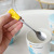 Cartoon Xiaoqing New Cute Mouse Cheese Ceramic Cup with Cover Spoon Big Belly Mug Household Milk Coffee Breakfast Cup