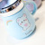 Cute Fresh Cartoon Bear Mirror Ceramic Cup Sealed Mug with Lid Cute Male and Female Students Gift Cup