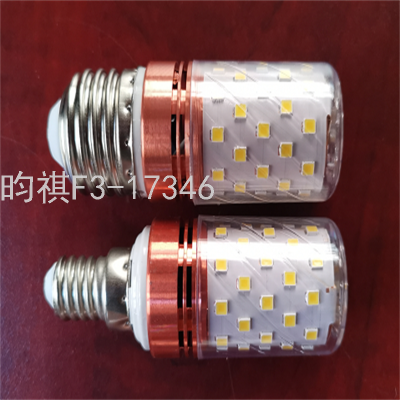 LED Constant Current Logger Vick Bulb Monochrome 60 Beads Corn Lamp 12W Candle Bulb E27 Screw Bulb