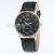 Factory Direct Sales New Business Casual Men's Leather Belt Watch Simple Classic Single-Eye Digital Scale Quartz Watch