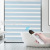 Factory Direct Shading Curtain Soft Gauze Shutter Shutter Shading Louver Curtain Office Kitchen Double Layer Double Roller Blind