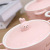 Korean Cute Ceramic Instant Noodle Bowl Pink Girl Heart Cartoon Bunny Rice Bowl Student Household Binaural Anti-Scald Soup Bowl