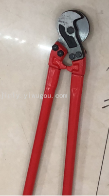 18-Inch Steel Wire Cutter Iron Wire Electric Shear Steel Bar Cable Cutter Steel Wire Cutting Pliers Steel Cable Nipper for Pipe Hardware Tools
