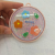 Color Painted Cartoon Pannier Bag Mirror Car Key Ring Key Ring Mirror Ornaments Cute Makeup Mirror Variety