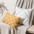 Nordic Ins Light Luxury Tufted Pillow Three-Dimensional Embroidery Waist Pillow Pillow Cover Living Room Sofa Cushion Office Cushions Customization