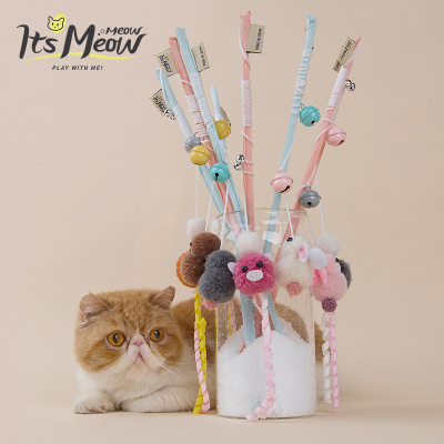 Pet Cat Supplies Factory Direct Sales Cloth Wrapper Doll Cat Teaser Training Interactive Funny Cat Artifact Cat Teaser Toy