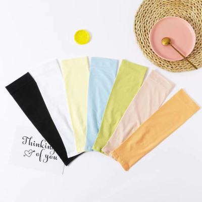 Children's Ice Sleeve Sun-Proof and Breathable UV Protection Summer Thin Arm Guard Viscose Fiber Oversleeve Baby Oversleeves Logo