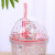 Factory Wholesale Creative Trend Plastic Three-Dimensional Unicorn Iced Ice Cup Drinking Cup Straw Cup Spot