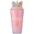 Summer Unicorn Unicorn Ice Cup Creative Glass Plastic Double-Layer Cup Girlwill