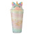 Summer Unicorn Unicorn Ice Cup Creative Glass Plastic Double-Layer Cup Girlwill