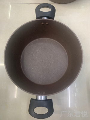 Binaural Imitation Die-Casting Soup Pot Single Bottom