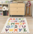 INS Style Baby Crawling Mat Color Letter Non-Slip Mat Game Blanket