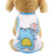 Pet Clothes New Vest Casual Cool Pig Dinosaur Pattern Cross-Border Teddy/Pomeranian Dog Clothes