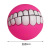 Teeth Ball Pet Ball Toy Teeth Vinyl Dog Toy Ball Factory Direct Sales Molar Teeth Ball