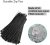 Zipper Ties All Kinds of 4+6+8 Inches 100 Pcs Black and White Nylon Ties Self-Locking Zipper Ties