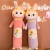 Creative SUNFLOWER Rabbit Plush Toy Pillow Ragdoll Doll Super Cute Sleeping Pregnant Women Holding Doll Toy