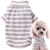 In Stock Wholesale Spring Pet Clothes Two-Legged Striped Stretch Cotton round Neck Cross-Border Cat Dog Clothes