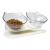 New Products in Stock Cat Bowl Transparent Double Bowl Plastic Neck Protection Cat Ear Bowl Cross-Border Pet Supplies