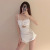 Women's 2021 New Korean Ins One Piece Sexy Swimsuit Conservative Covering Belly Thin Holiday Blouse Push up