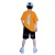 Boys Summer Suit 12-Year-Old Handsome 15 Middle and Big Children Sports Thin Section Fried Street Fashionable Short Sleeve Boys Fashion Children's Clothing