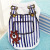 Summer New Dog Clothes Cartoon Striped Vest Strap Pattern Small and Medium-Sized Dog Teddy/Pomeranian Pet Clothes