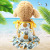 New Pet Clothes Summer Lace-up Skirt Pineapple Banana Pattern Dog Clothes Pomeranian Teddy Pet Couple Clothes