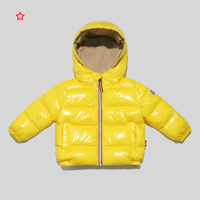 Children's down Jacket New Boys and Girls Baby Double-Sided Wear Thick down Jacket Little Children's Clothing Factory Direct Supply