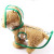 Teddy VIP Pet Transparent Raincoat Hooded Soft Color Hem Snap-on Water-Proof Poncho Dog Raincoat