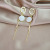 925 Silver Needle Pearl Tassel Light Luxury Fashion Sense Earrings Ear Studs Earrings Korean High-Profile Figure Stall Supply