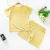 2021 Summer New Children's Modal Short-Sleeved T-shirt Suit Boys and Girls High Waist Home Wear Baby Two-Piece Suit