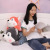 Lying Style Husky Plush Toys Creative Style Dressing Striped Two Ha Doll Sleeping Pillow for Girl Factory Wholesale