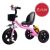 Children's Music Pedal Tricycle Men's and Women's Baby's Stroller Trolley Bicycle 2-3-4 Years Old One Piece Dropshipping