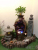Water Curtain Wall Water Fountain Fish Pond Fengshui Wheel Landscape European Office Indoor Living Room Balcony Humidifier Rockery Decoration