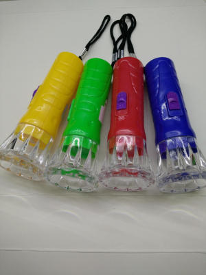 XY-826 Mini Bright Crystal Stone Flashlight Led Three Button Battery Flashlight Convenient to Carry around