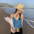 Hat Type Knock Stick! Retro Big Brim Sun-Proof Straw Hat Women's Summer Lace-up Straw Sun Hat Seaside Vacation