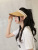 Hat Female Summer Korean Air Top Sunhat All-Matching Sun Hat Straw Parent-Child Straw Hat Leisure No Top Vacation Summer Hat