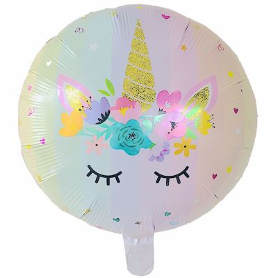 New 18-Inch Cartoon Unicorn Ball Children's Birthday Banquet Party Party Decoration Balloon