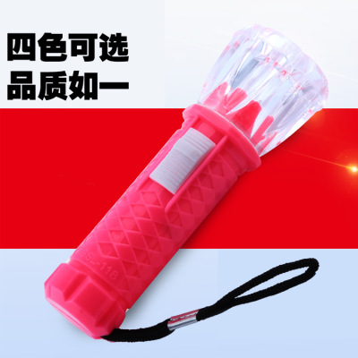 New Department Store Mini Strong Light Battery Flashlight Crystal LED Torch Flashlight Torch Wholesale