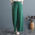 2021 Spring and Autumn New Artistic Cotton and Linen Women's Pants Loose Large Size Wide Leg Pants High-Waist Mopping Pants Trousers Linen Pants
