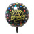 New 4D Aluminum Balloon 22-Inch Happy Birthday Party Decoration Layout Props round Balloon