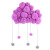 Factory in Stock DIY Fur Ball Clouds Wall Pendant Europe and America Creative Indoor Home Wall Hangings