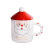 Creative Ceramic Christmas Cup with Cover with Spoon Cartoon Ceramic Cup Holiday Gift Mug