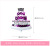 Baby Birthday Party Decoration Layout Large Three-Layer Cake Aluminum Foil Balloon Birthday Cake Aluminum Film Balloon